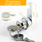 Cam Lock Drawer Cabinet Hardware – Assorted Sizes for Furniture Security