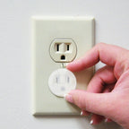 Clear Childproof Outlet Covers – Baby Safety Electrical Socket Protectors for Home