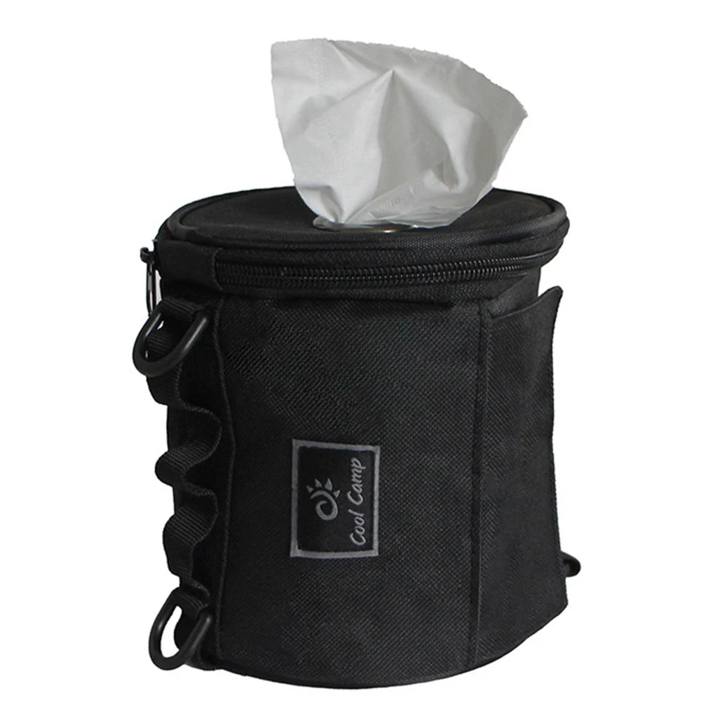 Portable Camping Tissue Case – Hanging Napkin Holder for Outdoor Hiking