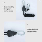 Camping Tent Rope Tensioners – Adjustable Ratchet Pulley for Awning Setup
