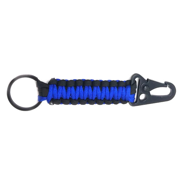 Paracord Survival Keychain – Military Carabiner for Outdoor Camping Gear