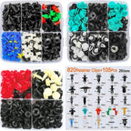 Automotive Plastic Fastener Kit – Bumper and Fender Rivet Retainers for Car Repair