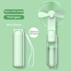 Portable USB Handheld Fan – Rechargeable Collapsible Cooler for Office Home