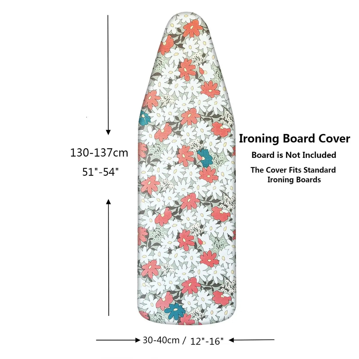 Ironing Board Cover 140x50cm – Scorch Resistant Felt Pad for Home Laundry