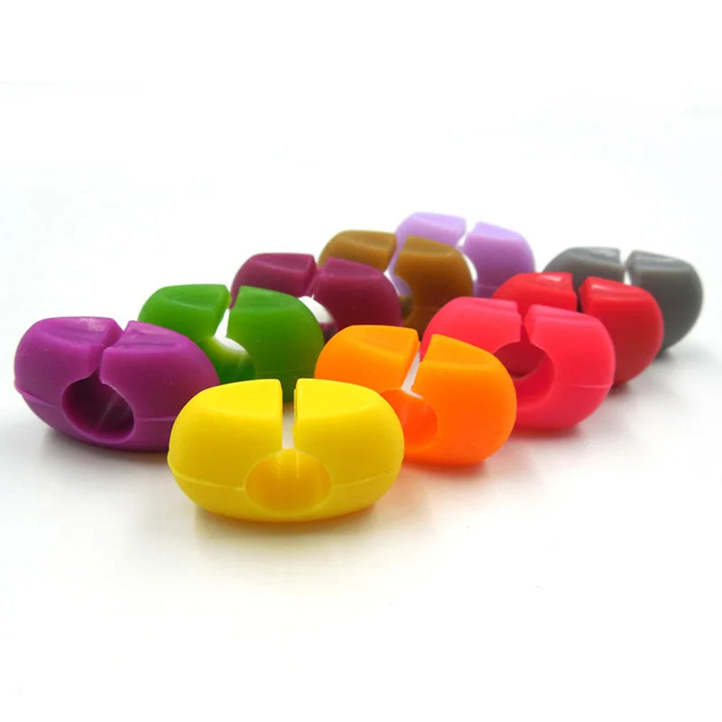 Silicone Wine Glass Marker Charms – Drink Labels for Party Bar Accessories