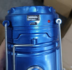 Collapsible Solar LED Camping Lantern – USB Rechargeable Light for Outdoor Hiking
