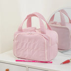 Portable Travel Makeup Bag – Large Capacity Organizer for Cosmetic Storage