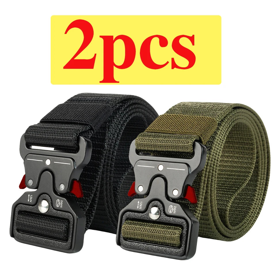Tactical Nylon Belt – Multi-Functional Canvas Strap for Military Training