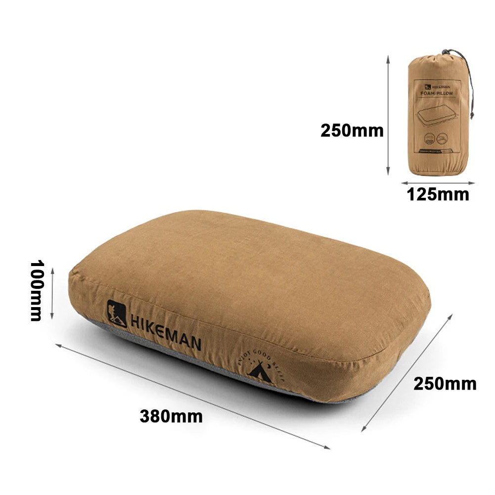 Memory Foam Travel Pillow – Portable Neck Support for Outdoor Camping