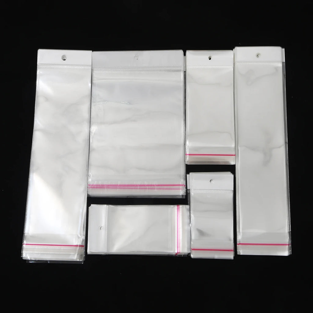 Self-Sealing Cellophane Bags – Transparent Adhesive Packaging for Gifts and Treats