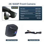 4K WiFi Dash Cam – Plug and Play Video Recorder for Porsche Models