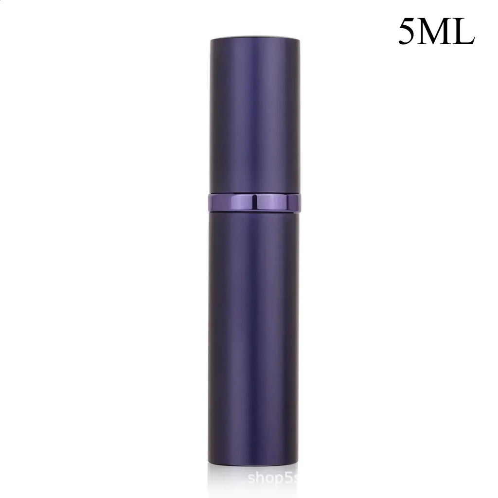 Refillable Aluminum Perfume Atomizer – Portable Spray Bottle for Travel