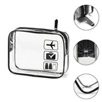 Transparent PVC Travel Toiletry Bag – Waterproof Cosmetic Organizer for Packing