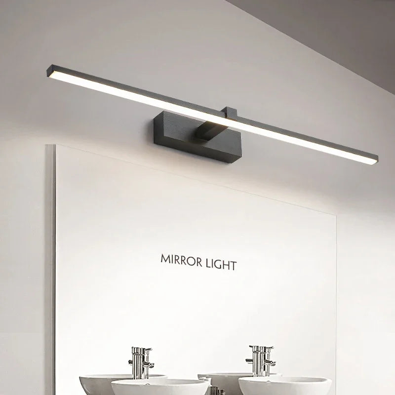 Modern LED Wall Light – Aluminum Vanity Mirror Lamp for Bathroom Makeup