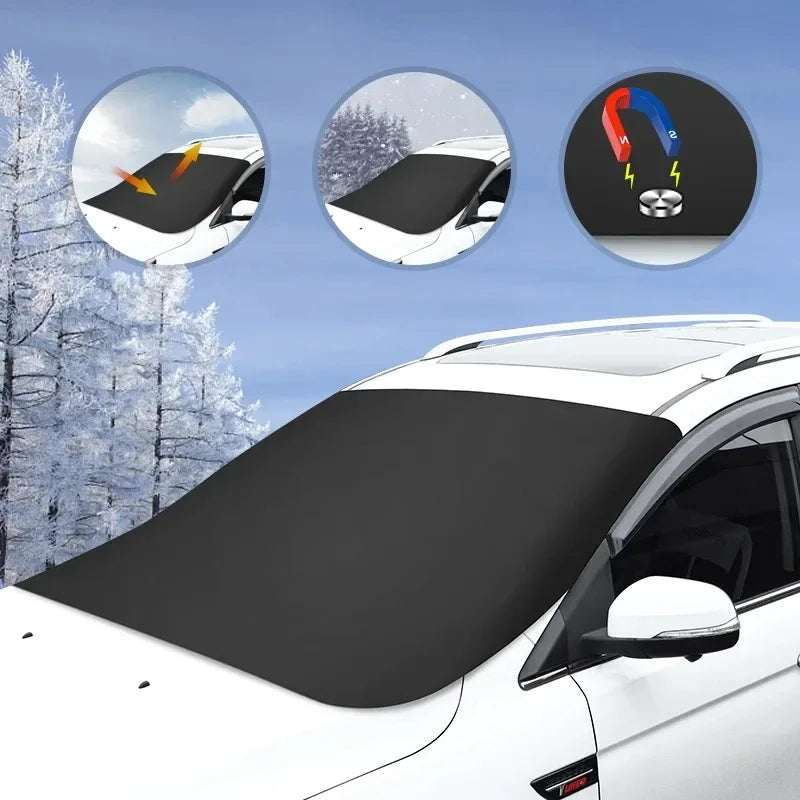 Magnetic Windshield Snow Cover – Insulated Frost Guard for Winter Car Care