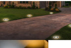 Solar LED Disk Lights – Waterproof Outdoor Landscape Path Lighting for Garden