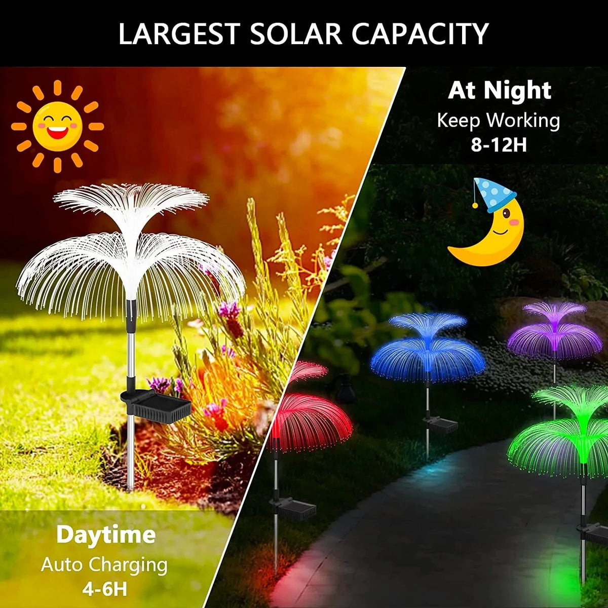 Solar Jellyfish Lights – Color Changing LED for Garden Pathway Decor