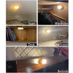 3 Color LED Night Light – Battery Powered Mini Lamp for Bedroom and Wardrobe