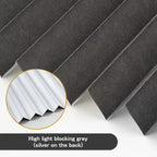 Self-Adhesive Pleated Blinds – Half Blackout Privacy Shades for Home Windows