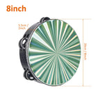 Double Row Radiant Tambourine – Handheld Rhythm Percussion for Music Education