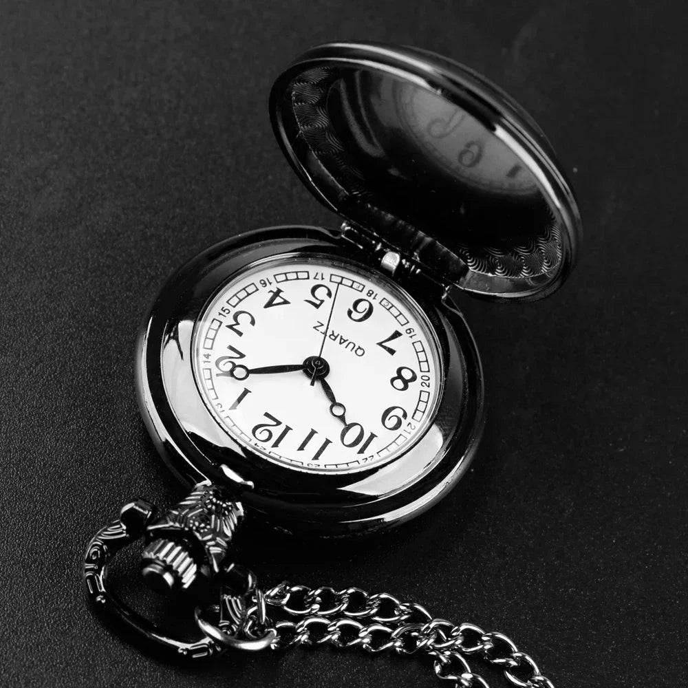 Prince and Rose Pocket Watch – Vintage Pendant Clock for Kids Men and Women
