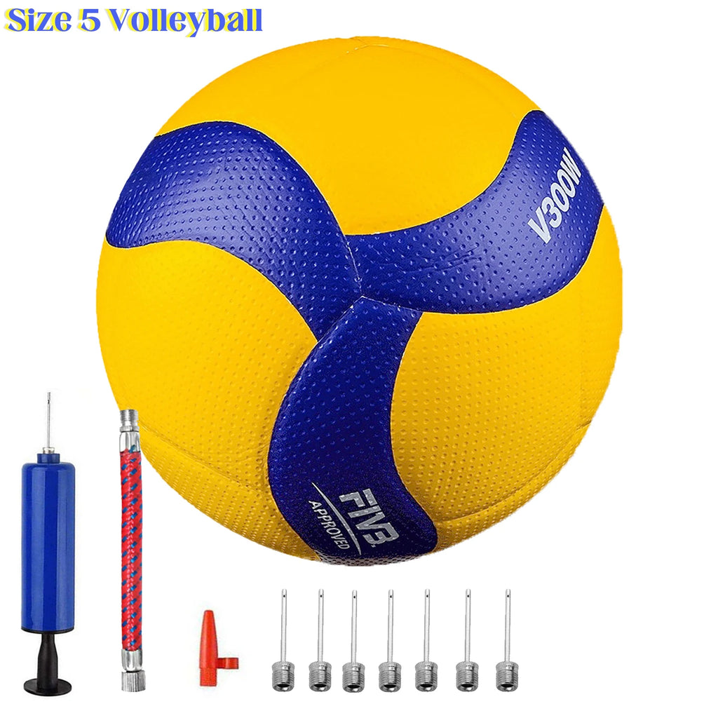 Size 5 PU Leather Volleyball – Soft Touch Ball for Indoor Outdoor Training
