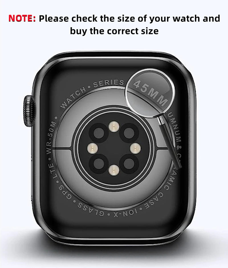 Hard PC Watch Bumper Case – Protective Screen Cover for Apple Watch Series