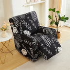 Printed Elastic Recliner Cover – Stretch Slipcover for Living Room Furniture