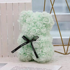 Artificial Rose Flower Bear – Romantic Gift for Valentine's Day and Birthday