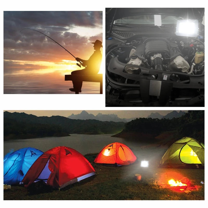 12V LED Flood Light – IP66 Waterproof Outdoor Spotlight for Camping and Marine