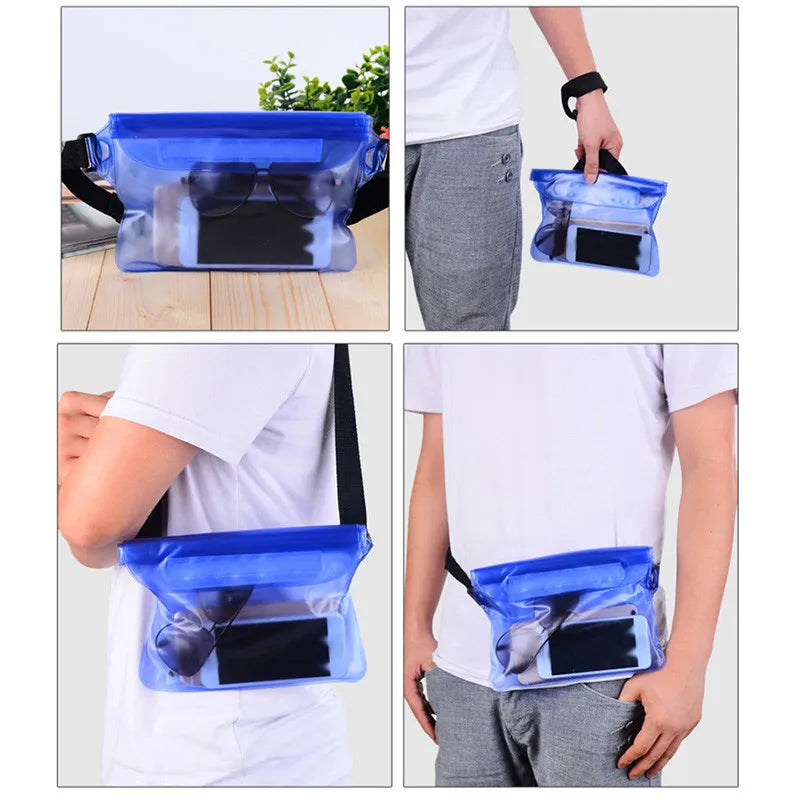 Waterproof Dry Waist Bag – Floating Pouch for Swimming Diving and Boating