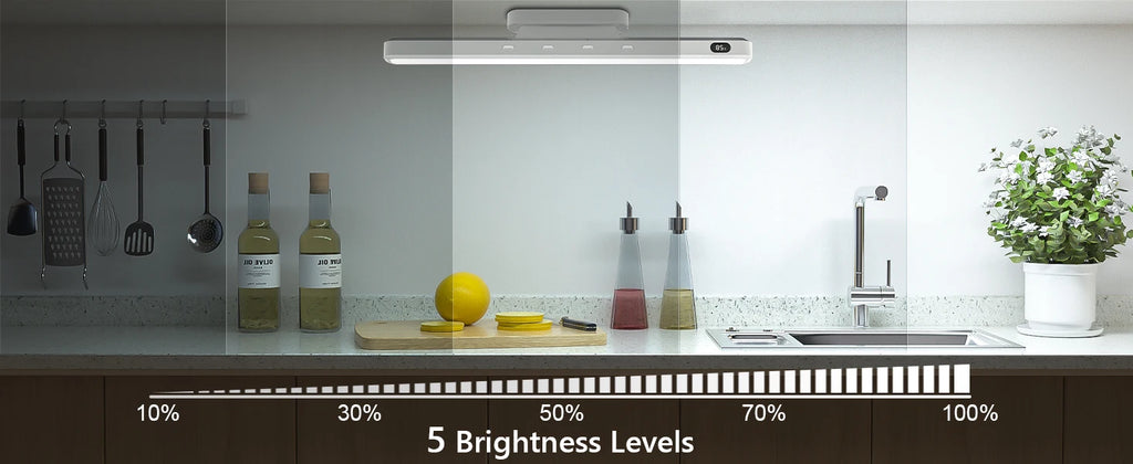 Dimmable LED Night Light – Rechargeable Magnetic Lamp for Closet and Cabinet