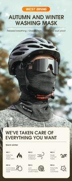 Fleece Balaclava Full Face Mask – Thermal Winter Gear for Outdoor Sports