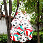 Large Capacity Nylon Ball Bag – Durable Mesh Carrier for Sports Equipment