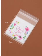 Self-Adhesive Flower Pouches – Colorful Plastic Bags for Gift Packaging