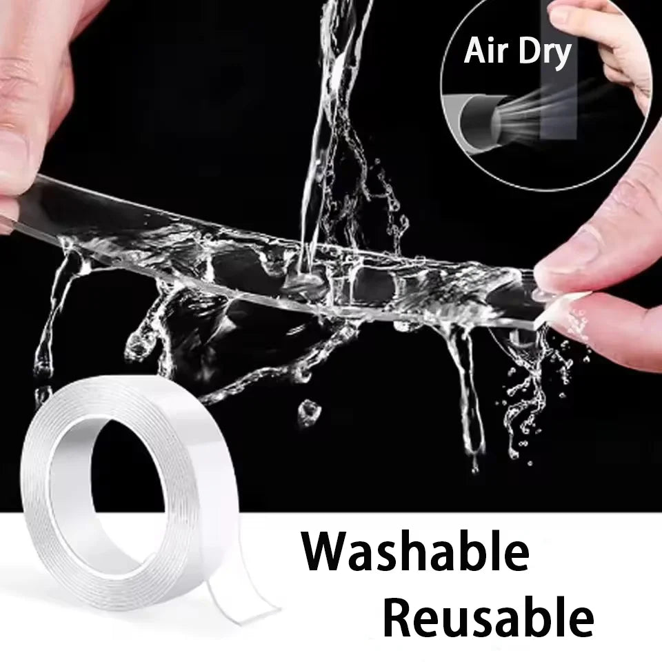 Double Sided Nano Tape – Waterproof Traceless Adhesive for Home Repair
