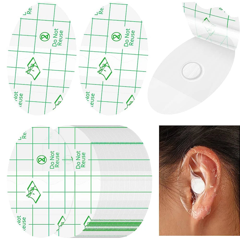 Waterproof Ear Stickers – Disposable Protective Shields for Swimming Showering