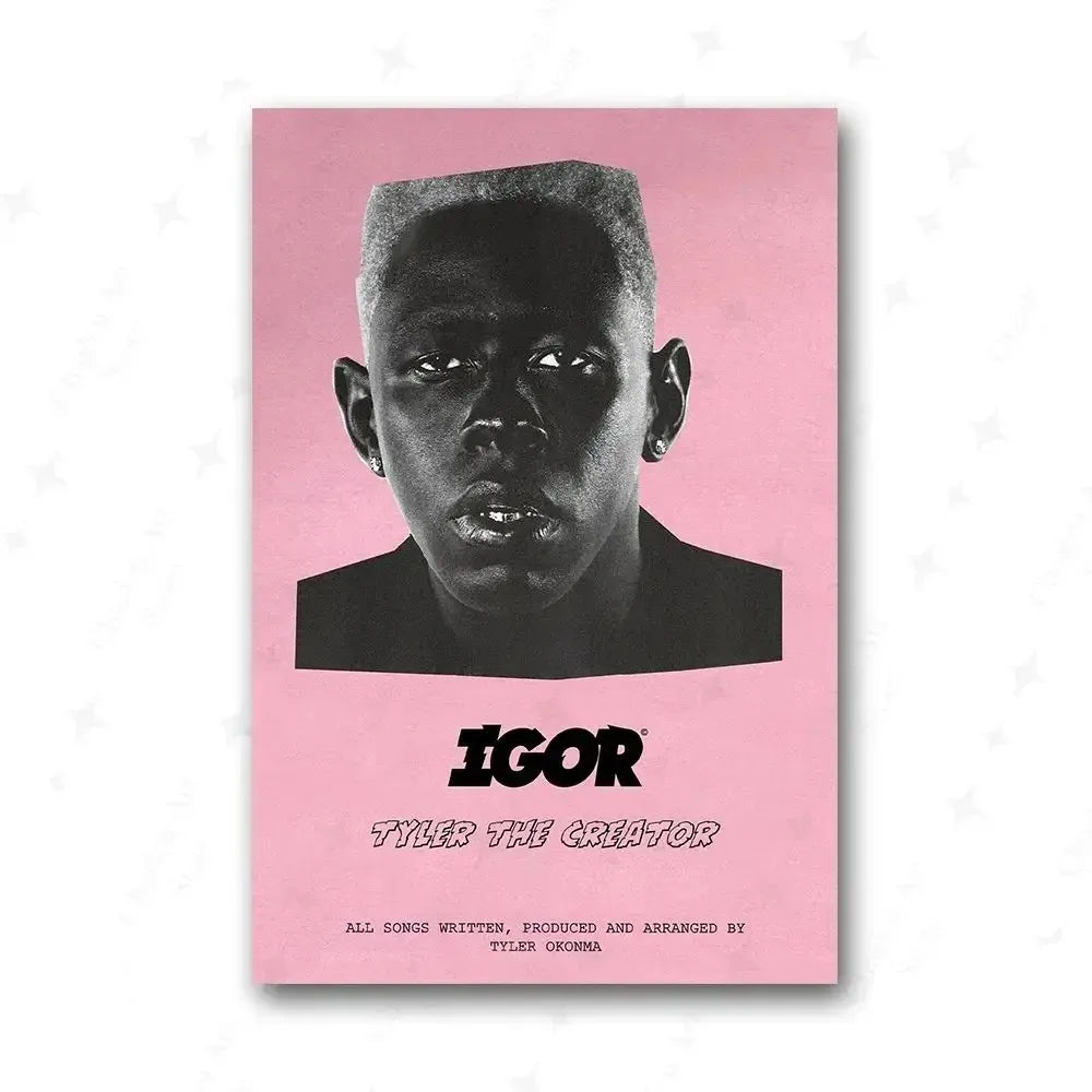 Frank Ocean Music Art Prints – Blonde Rap Poster Set for Bedroom Wall Decor