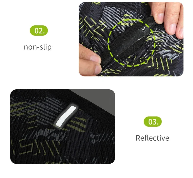 Woven Elastic Sports Waist Belt – Race Number Holder for Triathlon Marathon