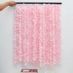Artificial Wisteria Flower Garland – Hanging Vines for Wedding Party Decor