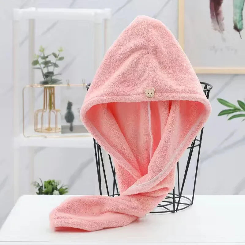 Microfiber Hair Drying Turban – Super Soft Absorbent Towel for Bath and Gym