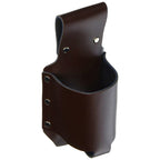 Vintage Leather Belt Bag – Adjustable Bottle Holster for Hiking and Camping
