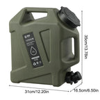 Portable Water Container with Faucet – Large Capacity for Camping and Hiking
