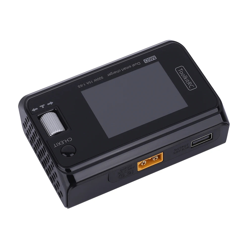 Dual Channel Smart Charger – 500W 15A for FPV Drone Lipo Batteries