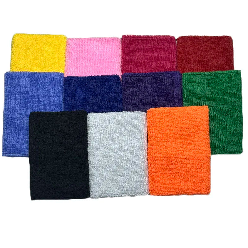 Sports Wristbands – Sweat Absorbing Cotton Wrist Guards for Basketball