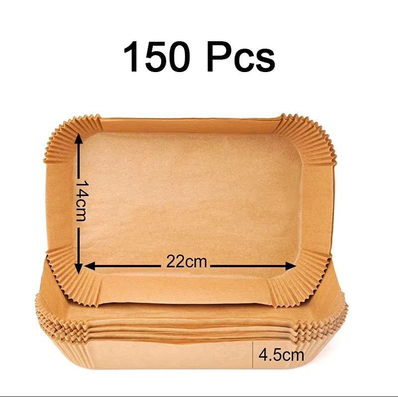 Disposable Air Fryer Paper Liners – Non-Stick Baking Sheets for Ninja Dual XL