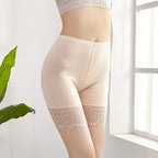 Modal Lace Safety Shorts – Plus Size Anti-Chafing Underwear for Women