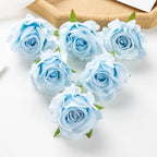 Artificial Silk Rose Heads – Decorative Flowers for Wedding Home Decor