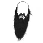 Synthetic Fake Beard – Elastic Facial Hair for Costume Party Cosplay