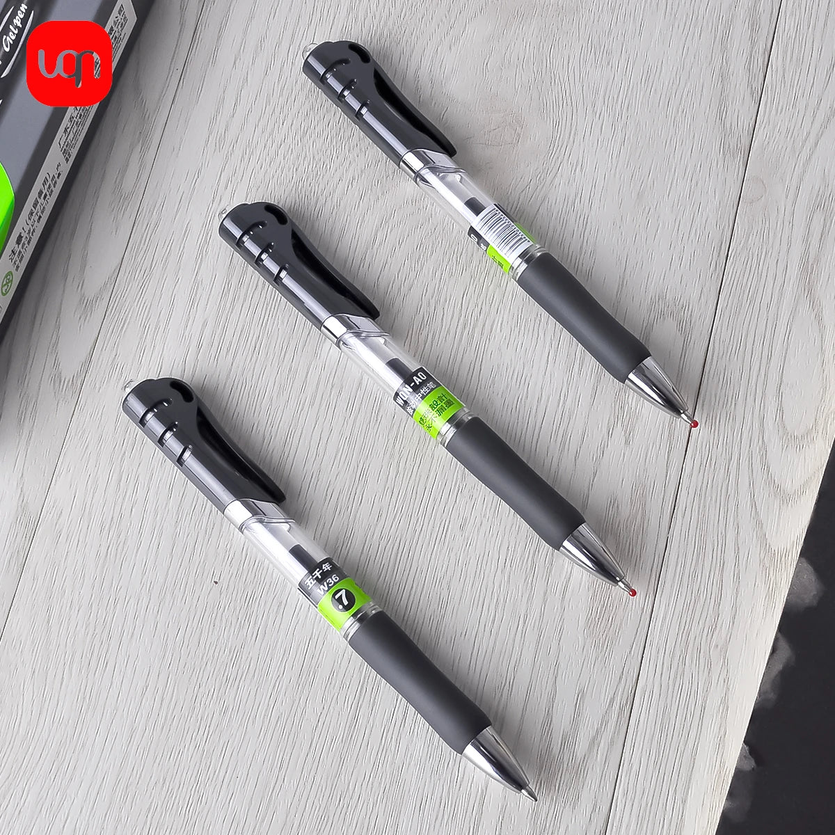 Quick Dry Gel Pens – 0.7mm Smooth Black Ink for School and Office Stationery